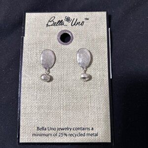 Bella Uno Silver Earrings - NWT